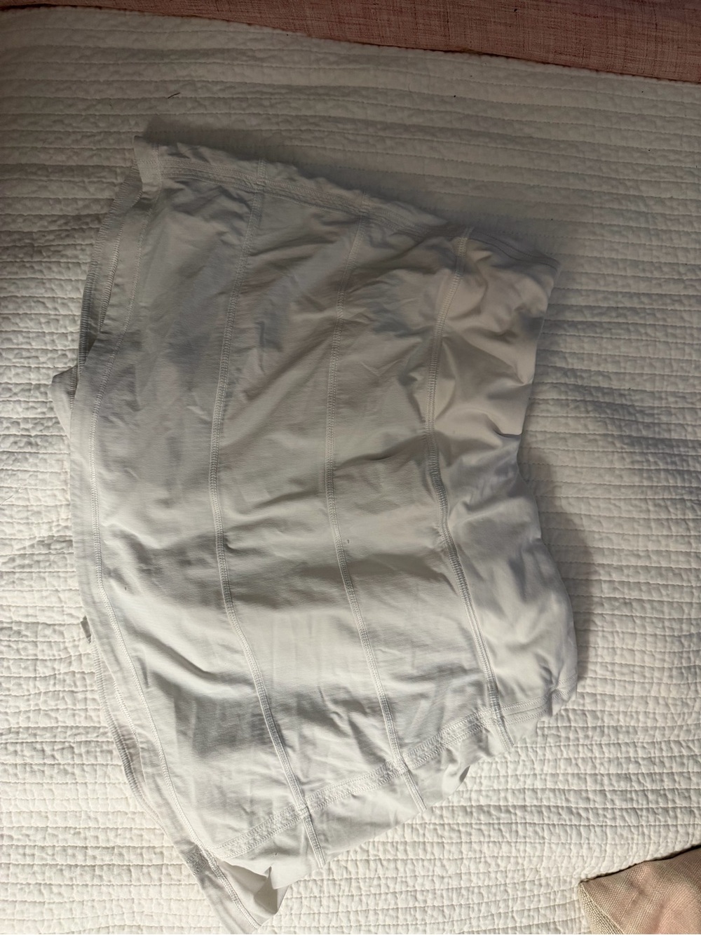 lululemon athletica White Seam-Panel Mini Skirt